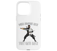 Carcasa para iPhone 15 Pro MAX Ninja con Gato Cuando Alguien Dice Que Odia a los Gatos