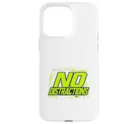 Carcasa para iPhone 15 Pro MAX No Distractions Focus Discipline Motivación Gráfico