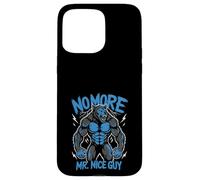 Carcasa para iPhone 15 Pro MAX No más señor Buen Chico Gracioso Alfa Lobo Meme desquiciado Brainrot