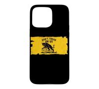 Carcasa para iPhone 15 Pro MAX No pises sobre Nosotros Anarquista Gato Negro Gadsden Parodia