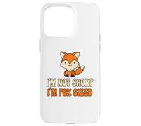 Carcasa para iPhone 15 Pro MAX No Soy Corto, Soy Zorro, Gente Baja, Broma, Persona Corta,