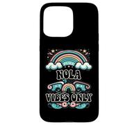 Carcasa para iPhone 15 Pro MAX NOLA Vibes Only Cute Retro Girls NOLA Name