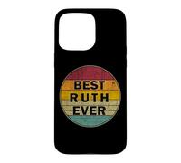 Carcasa para iPhone 15 Pro MAX Nombre Personalizado Ruth I Love Ruth Retro Vintage Style