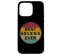 Carcasa para iPhone 15 Pro MAX Nombre Personalizado Selena I Love Selena Retro Vintage Style