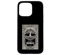 Carcasa para iPhone 15 Pro MAX Nos vemos en Valhalla Viking Tree of Life Mitología nórdica