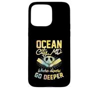 Carcasa para iPhone 15 Pro MAX Ocean City Maryland, Donde los buceadores profundizan en el Buceo