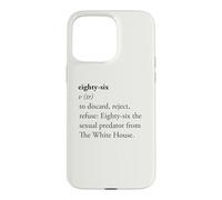 Carcasa para iPhone 15 Pro MAX Ochenta y Seis Diccionario Definición Activista Político Diseño