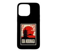 Carcasa para iPhone 15 Pro MAX Oda Nobunaga Samurai Warlord Japón Atardecer