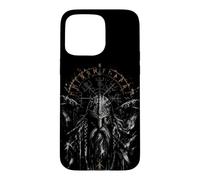 Carcasa para iPhone 15 Pro MAX Odin Cuervos Hugin Odins Wotan Vikingo nórdico Dios Viking