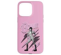 Carcasa para iPhone 15 Pro MAX Oficial David Bowie Pink Lightning Ziggy Stardust