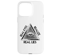 Carcasa para iPhone 15 Pro MAX Ojo Que Todo lo ve - 'Los Ojos Reales se Dan Cuenta de la pirámide de mentiras Reales