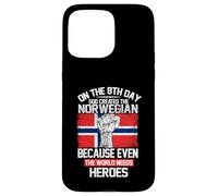 Carcasa para iPhone 15 Pro MAX On The Eighth Day God Created The Norwegian Pride Heroes
