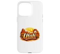 Carcasa para iPhone 15 Pro MAX Orgullo del Paisaje del Atardecer del cañón del Desierto de Utah