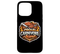 Carcasa para iPhone 15 Pro MAX Orgulloso Amante de la Dieta carnívoro seguidor Defensor del Comedor de Carne Orgullo