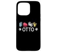 Carcasa para iPhone 15 Pro MAX Otto Nombre de Perro Personalizado Otto Pet Lover