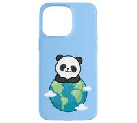 Carcasa para iPhone 15 Pro MAX Panda Madre Tierra Día Divertido para Amante del Planeta Ambiente
