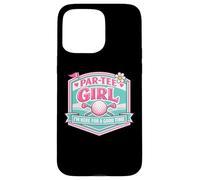 Carcasa para iPhone 15 Pro MAX Par tee Chica Divertido Golf Amante Golfing Golfista Aquí Buen Tiempo