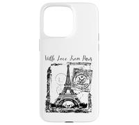 Carcasa para iPhone 15 Pro MAX Paris with Love from Paris France French Postcard