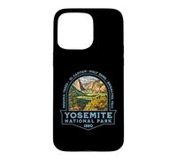 Carcasa para iPhone 15 Pro MAX Parque Nacional Yosemite California USA Retro Senderismo Camping