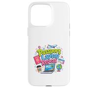 Carcasa para iPhone 15 Pro MAX Pasaporte Laptop Repeat Travel Work Lifestyle Design