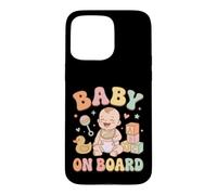 Carcasa para iPhone 15 Pro MAX Pastel Groovy Baby Toy Blocks Sonajero Diseño