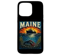 Carcasa para iPhone 15 Pro MAX Patrimonio costero del Barco Langosta de Maine