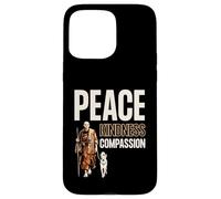 Carcasa para iPhone 15 Pro MAX Peace Kindness Compassion Walk for Peace Monk & Aloka Dog