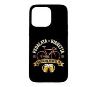Carcasa para iPhone 15 Pro MAX Pedalata y Gorro de Bicicleta Vintage Cycling Birra