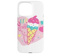 Carcasa para iPhone 15 Pro MAX Peppa Pig Ice Cream