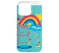Carcasa para iPhone 15 Pro MAX Peppa Pig Rainbow