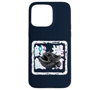 Carcasa para iPhone 15 Pro MAX Pez Abisal con Kanji Japonés Diseño