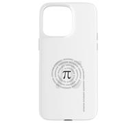 Carcasa para iPhone 15 Pro MAX Pi Signo símbolo matemáticas Primo lógica número Circular