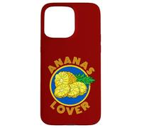 Carcasa para iPhone 15 Pro MAX PIÑA Lover Fruit Sol Veggie Desierto VEGETARIO Amarillo
