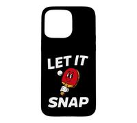 Carcasa para iPhone 15 Pro MAX Ping Pong Table Tennis Let It Snap Retro Paddle