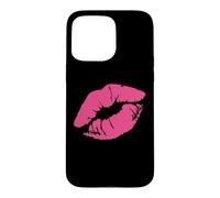 Carcasa para iPhone 15 Pro MAX Pink Kiss Mark - Pintalabios