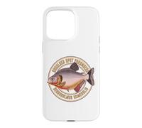 Carcasa para iPhone 15 Pro MAX Piranha Parambeba Serrasalmus Peces de Acuario