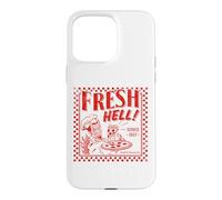 Carcasa para iPhone 15 Pro MAX Pizza Satan Fresh Hell Satan Occult Satanic Lucifer