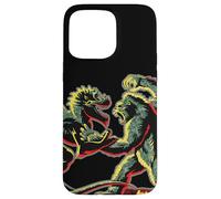 Carcasa para iPhone 15 Pro MAX Plantilla King Kong Skull Island Vs Gaw MonsterVerse Mash Geek