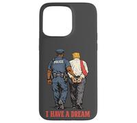 Carcasa para iPhone 15 Pro MAX Policía Anti Trump arresta sueño de protesta política