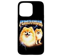 Carcasa para iPhone 15 Pro MAX Pomeranian Metalhead Rock Music Festival de Guitarra Angry