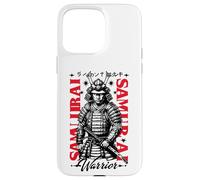 Carcasa para iPhone 15 Pro MAX Póster de Historia marcial de Samurai Warrior Bold Ink