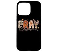 Carcasa para iPhone 15 Pro MAX Pray Colosenses 4:2 Tema de otoño