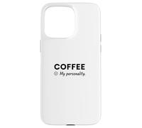 Carcasa para iPhone 15 Pro MAX Prefiero Estar Bebiendo café Mi productividad es una Mentira Sarca