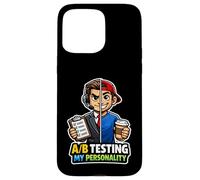 Carcasa para iPhone 15 Pro MAX Probando A/B mi Personalidad, Divertida comercializadora Digital