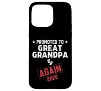 Carcasa para iPhone 15 Pro MAX Promoted To Great Grandpa Again 2026 Great Grandpa To Be