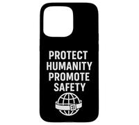 Carcasa para iPhone 15 Pro MAX Proteger a la Humanidad - Promover la Seguridad | Voluntarios Internacionales