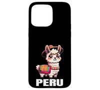 Carcasa para iPhone 15 Pro MAX Proud Peruvian Llama Parade: Cultural Peru Pride Souvenir