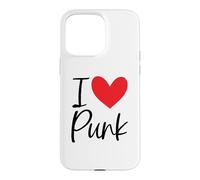 Carcasa para iPhone 15 Pro MAX Punk Rock Me Encanta Punk Punker Rocker Años 80 90 Plaid Street Oi