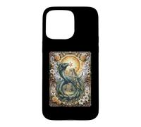 Carcasa para iPhone 15 Pro MAX Quetzalcóatl Dios Azteca Mitología Myan Inca Christian Floral