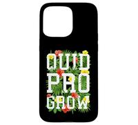 Carcasa para iPhone 15 Pro MAX Quid Pro Grow Gardener - Flores de jardín con Texto Floral